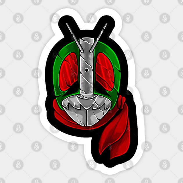 kamen rider ichigo Sticker by Amartwork